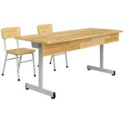 Bộ bàn ghế học sinh cấp 2 BHS108-3G, GHS108-3G